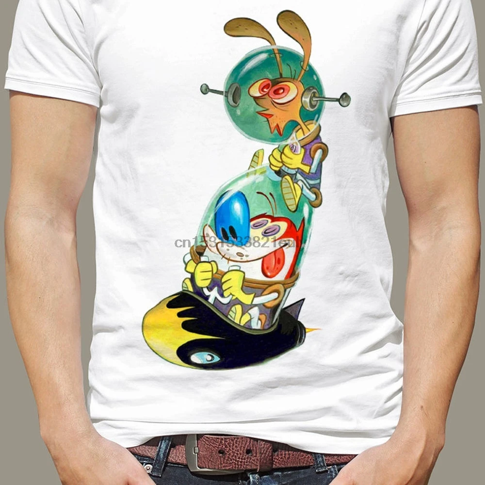 

Ren And Stimpy Original Art T Shirt Sunsunco High Quality Design T Shirts 627