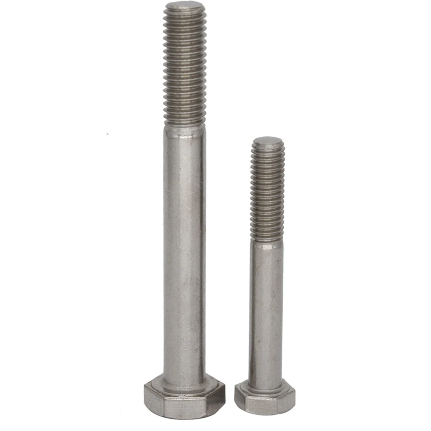 M10 * 80/90/100/110 M10x80/90/100/110 304 нержавеющая сталь 304ss DIN931 частичная половинчатая резьба