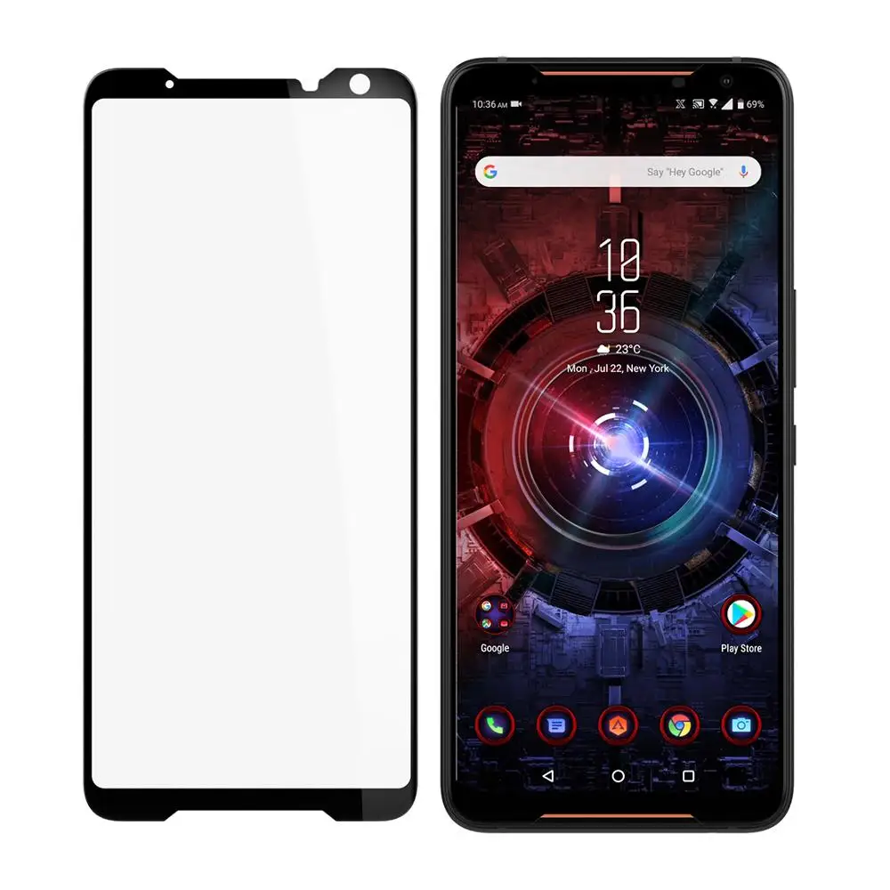 Для ASUS ROG Phone 2 защита экрана Закаленное стекло пленка для Asus Rog II тонкая игровая