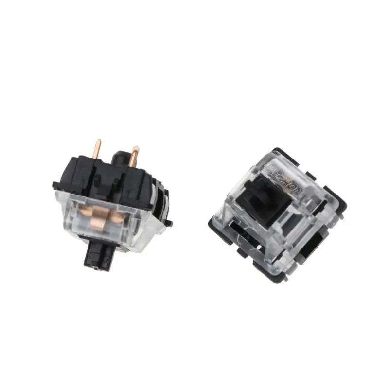 Механическая клавиатура Gateron MX 3 Pin черный переключатель Прозрачный чехол для Cherry
