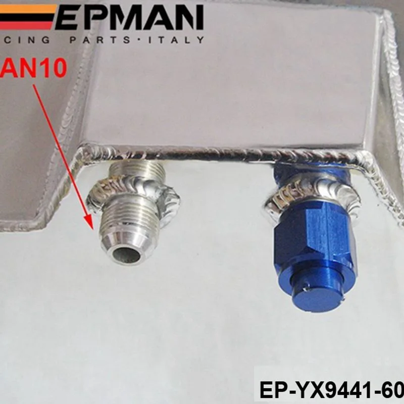 60л полированный алюминиевый гоночный/дрейф/уличный топливный бак + уровень