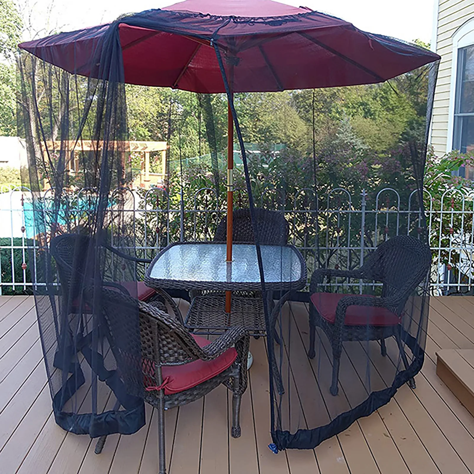 

Внешнее освещение внутреннего дворика, искусственная защита для экрана стола, москитная сетка, внутренний дворик, зонтик, тент