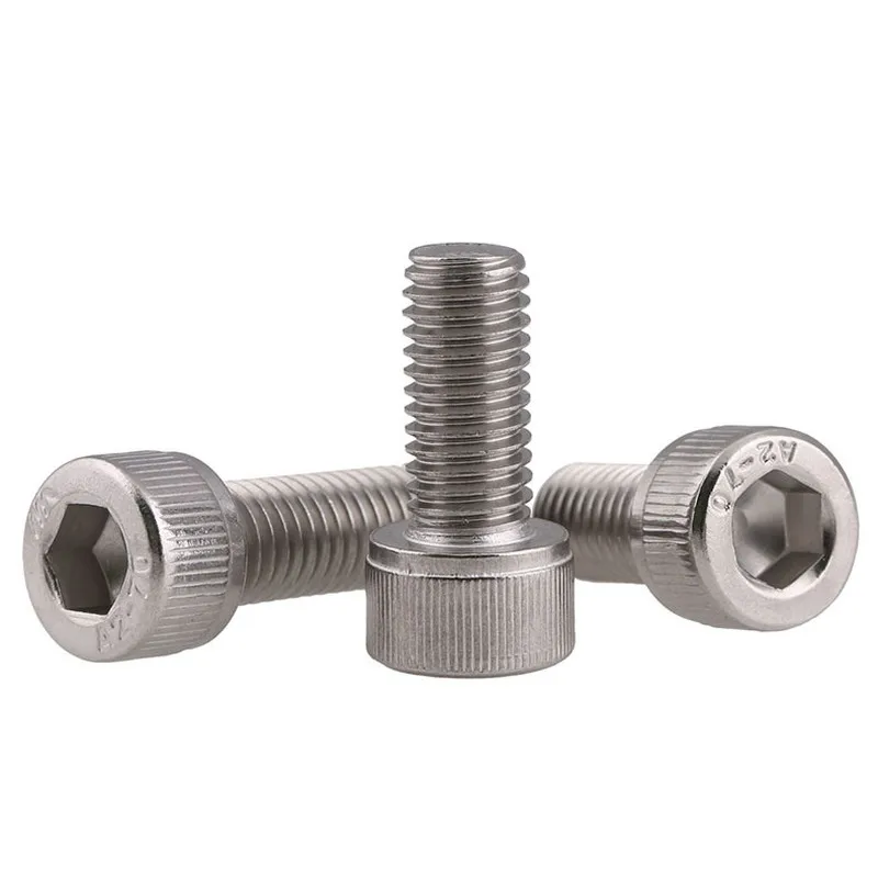 20pc M4 M5 M6 Allen Bolt A2 304 Stainless Steel Socket Head Cap Screws Hexagon Hex Thread DIN 912 L=8-50mm 16mm 20mm | Обустройство