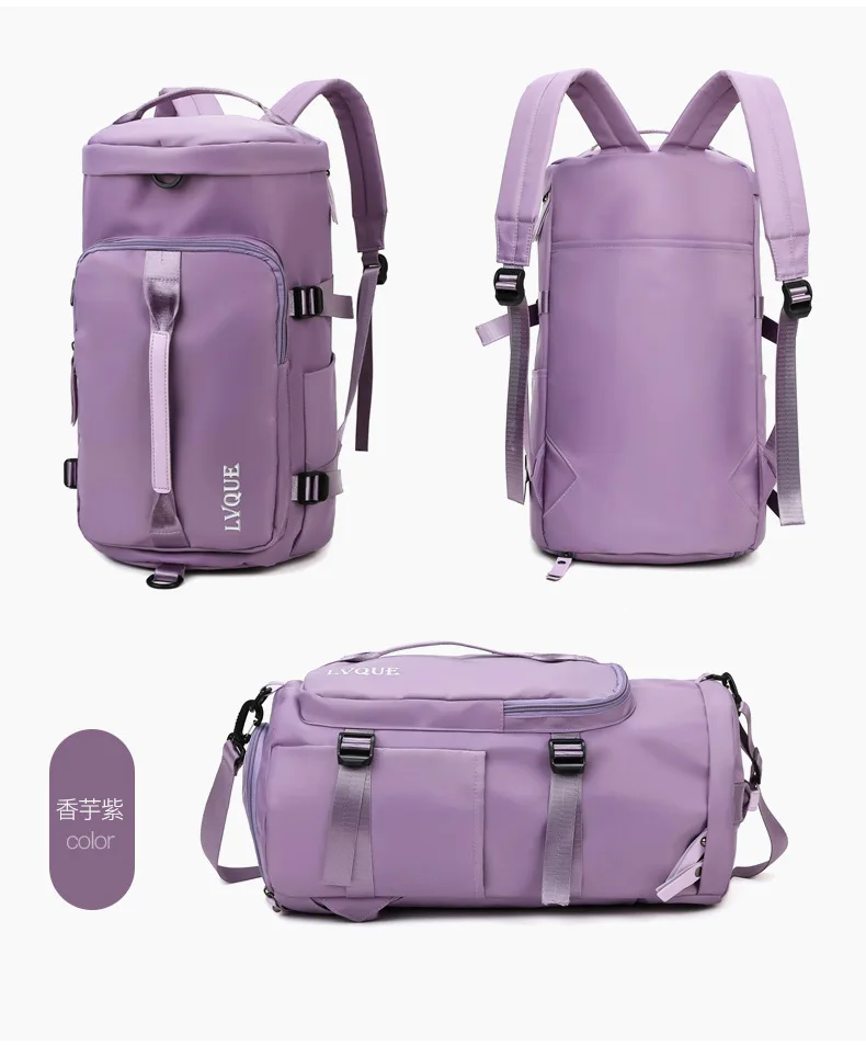 Wholesale Direct Sales Travel Backpack Large-capacity Single-shoulder Sports Gym Bag Multi-function Travel Storage Jelly Bag