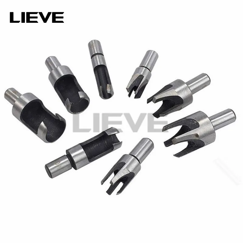 8 шт. деревянные пробки сверло из углеродистой стали круглые ручки