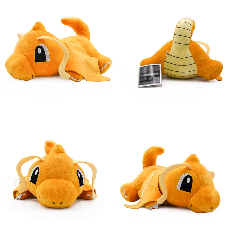 10 видов стилей лежа белка Драконий Бульбазавр Lapras Raichu Charizard Charmander Riolu Плюшевые игрушки Мягкая кукла peluche подарок