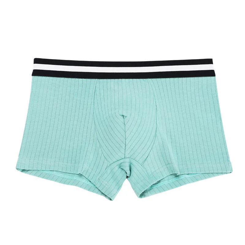 Трусы боксеры мужские хлопковые пикантное нижнее белье для молодых людей шорты