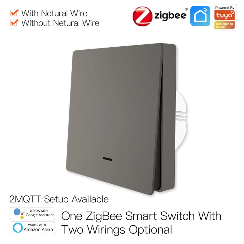 

Умный переключатель Tuya Zigbee, беспроводное управление через приложение