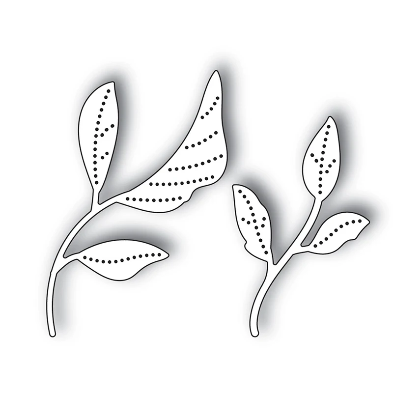 

JC Branch Tree Leaves Metal Cutting Dies DIY for Scrapbooking 2021 New Arrival Die Cut Make Stencil Craft Mold Mould Model Decor