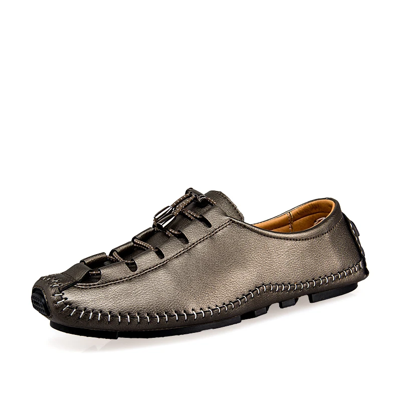 

Туфли мужские из спилка, удобные легкие повседневные туфли ручной работы, на мягкой резиновой подошве, Нескользящие, летняя обувь для вожде...