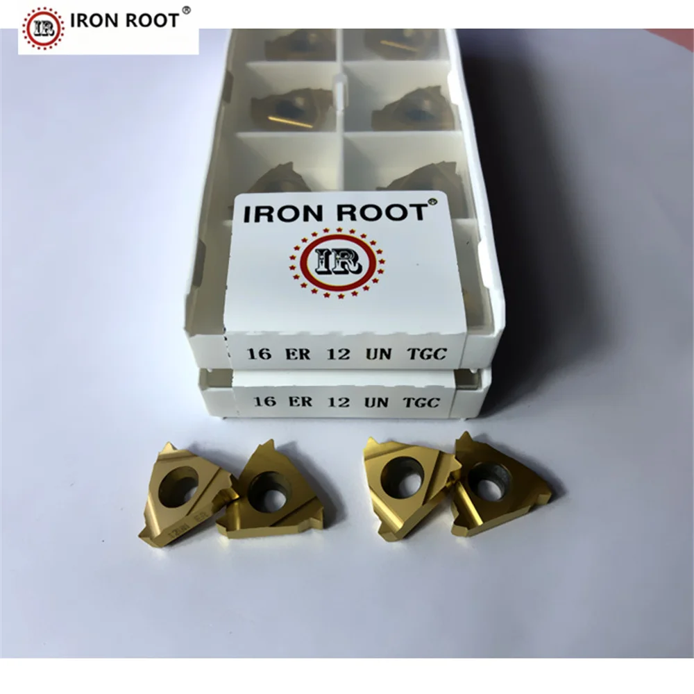 

Токарный станок с ЧПУ IRON ROOT 16ER, 16IR, 10UN TGC, металлические режущие инструменты, твердосплавные резьбовые вставки для SER, держатель резьбового ин...