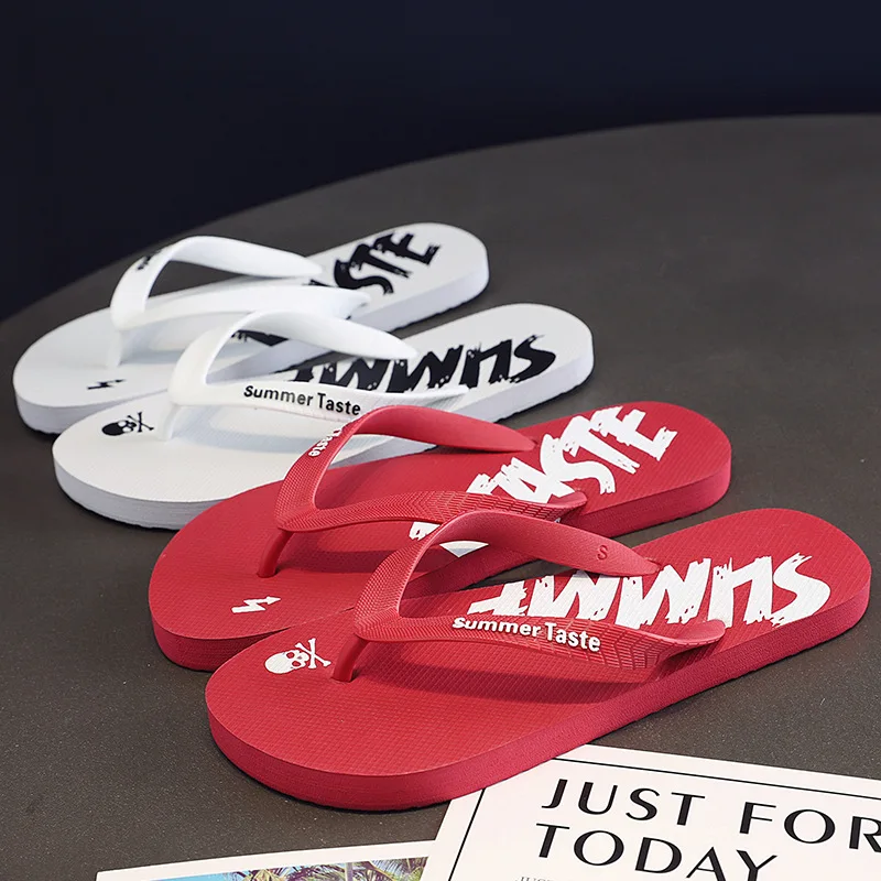 

Cool Men's Summer Character Drag Men's Anti-slip Cool Drag Trend Social Sandwich Beach Shoes Men's Slippers Korean Version