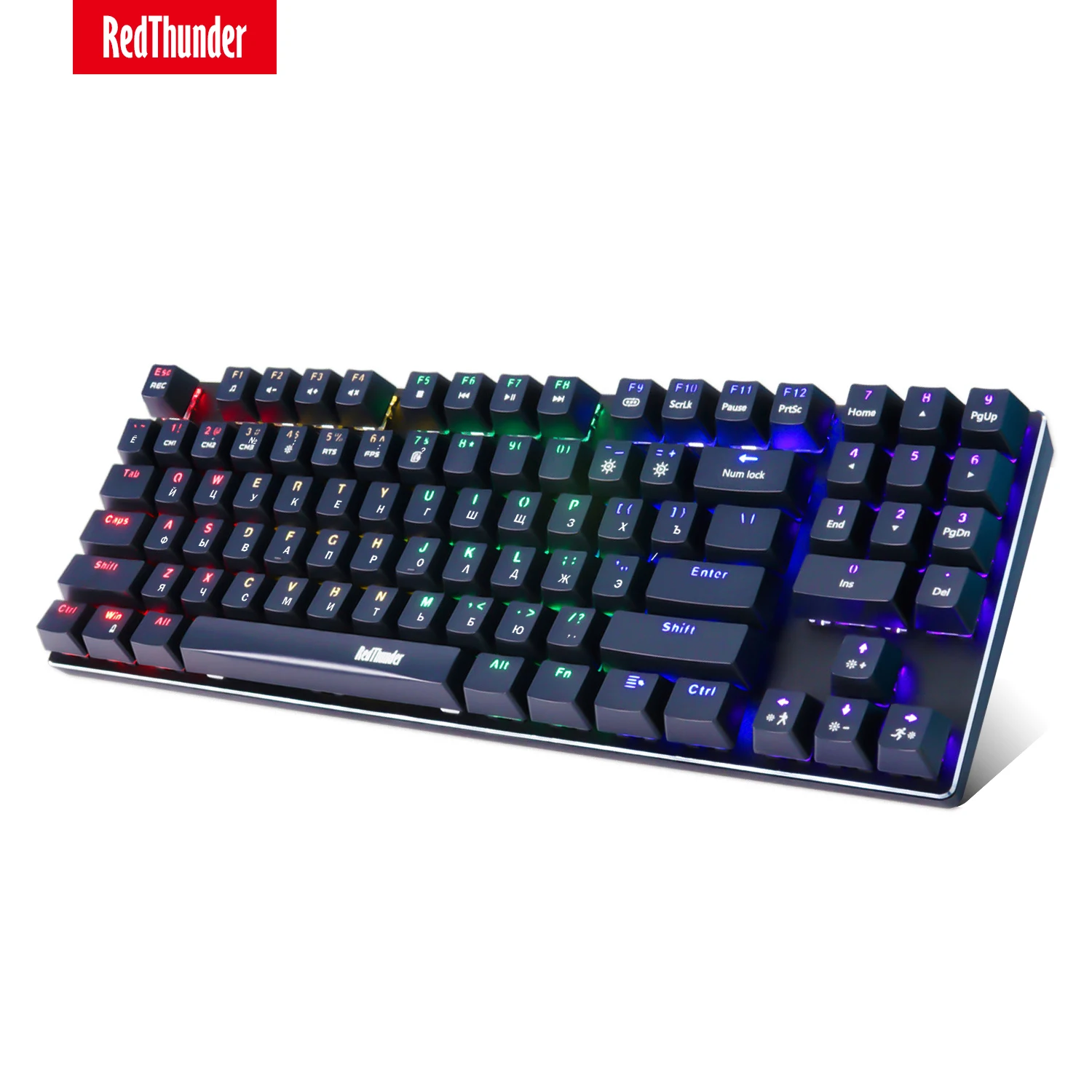 

RedThunder K89 Mechanical Gaming Keyboard with Numeric Keypad Blue Switch Programmable RGB LED Backlight for Desktop PC Gamer