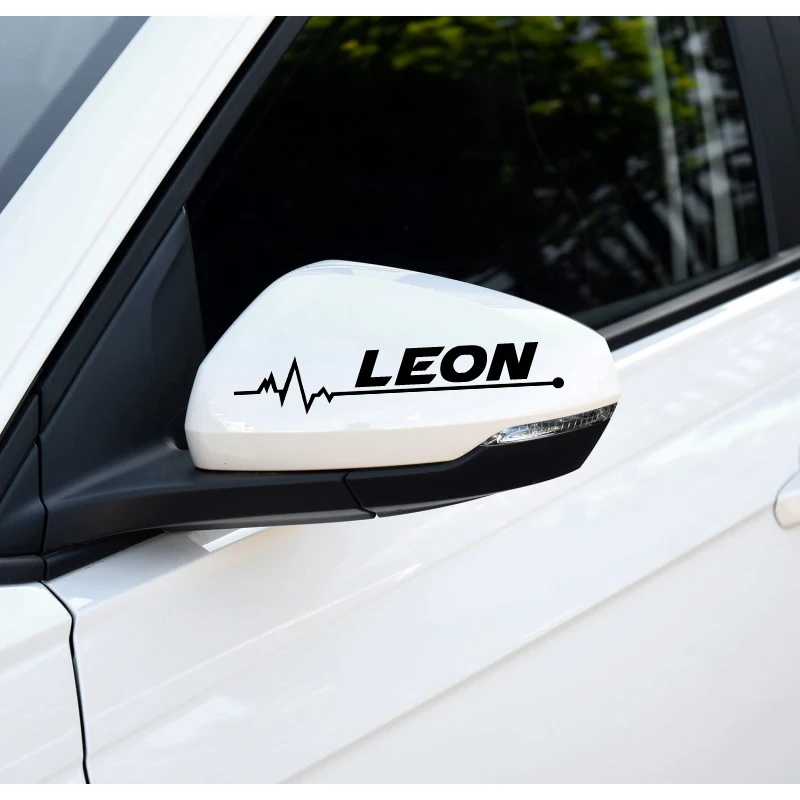 Автомобильная наклейка для зеркала заднего вида с царапинами Seat Leon Ibiza cupra Altea Belt