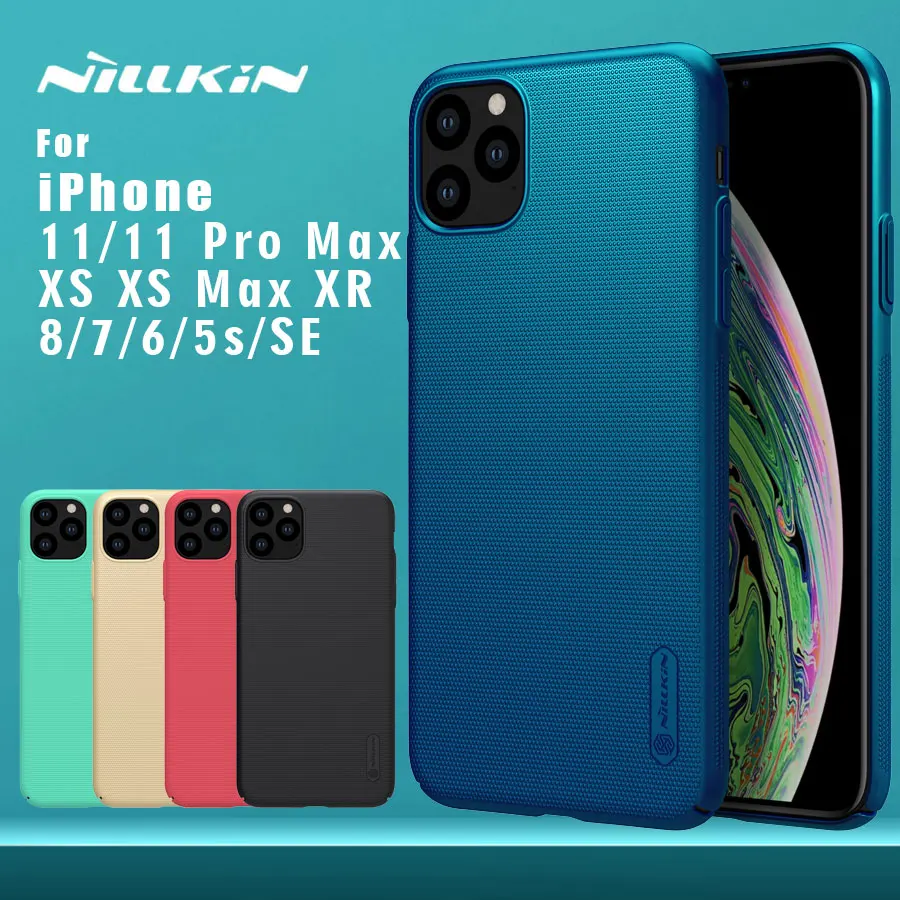 Чехол Nillkin для iPhone 11 Pro Max X XR XS матовый защитный чехол телефона жесткий из