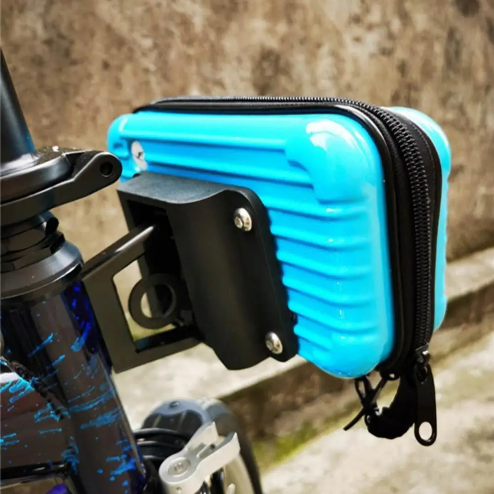 

Bike Bag Card Holder ABS Bike Pig Nose Adapter Anti-slip High Load-bearing Practical Bike Shelf Mount Carrier Adapter