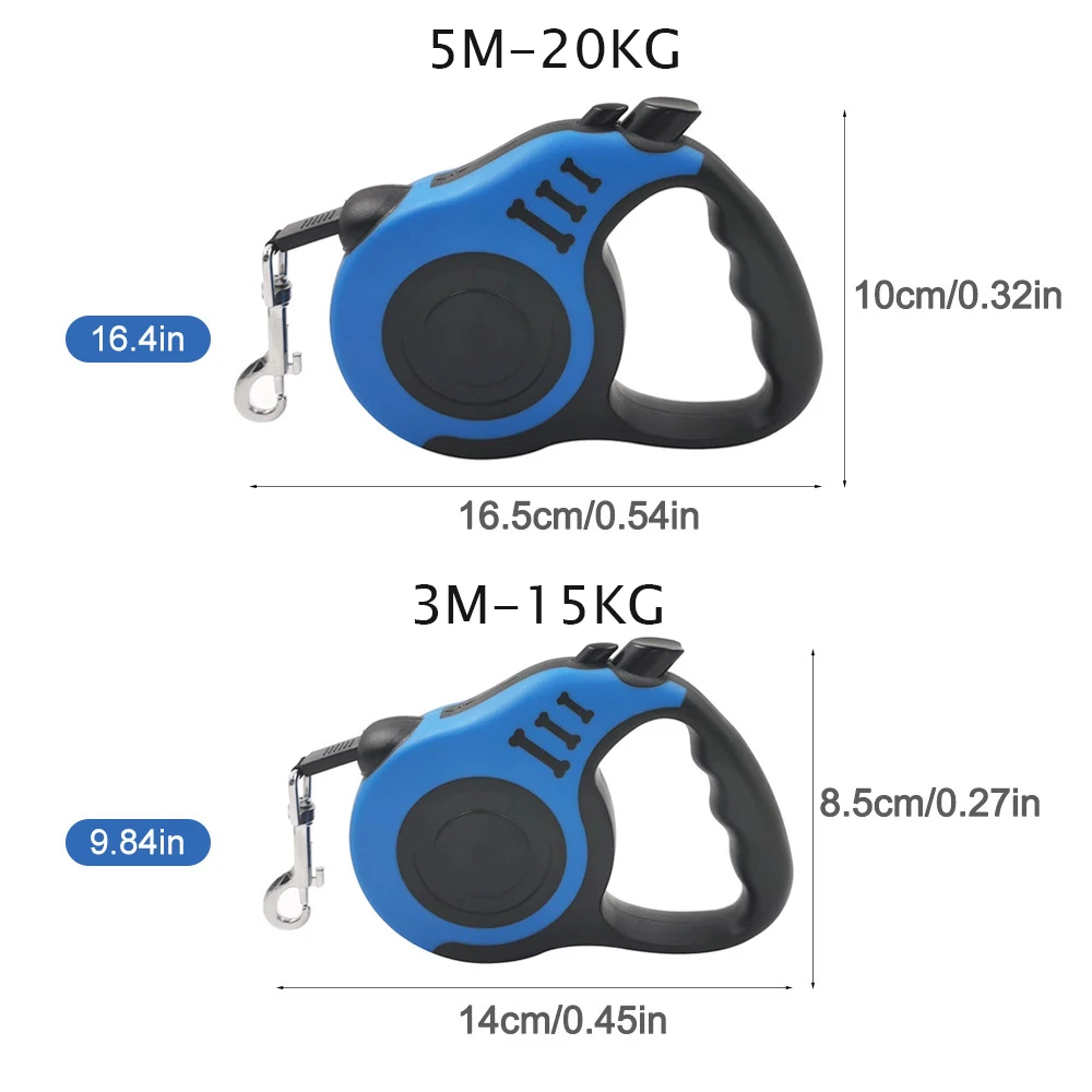 Автоматический выдвижной поводок для собак цепь средних и больших питомцев