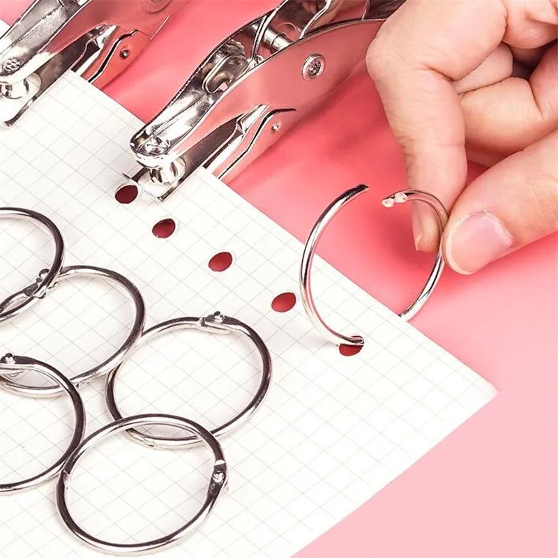 Биндер из металлических колец с дырокол свободные листовой книги связующего