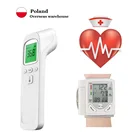 Детский термометр, Бесконтактный Инфракрасный цифровой термометр для лба и ушей, Детский термометр + монитор артериального давления на запястье