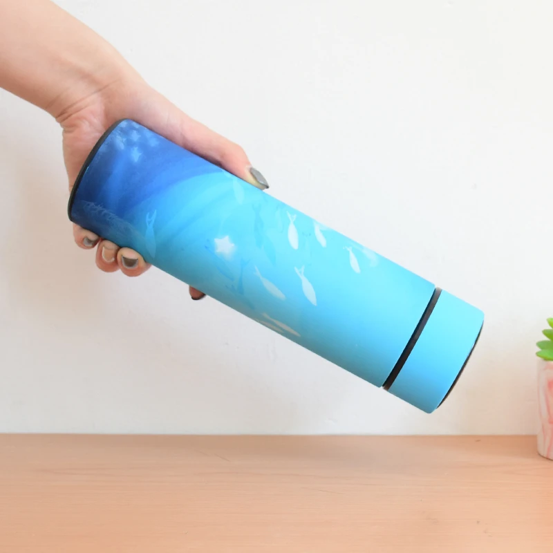 Интеллектуальный термос из нержавеющей стали бутылка с температурным дисплеем