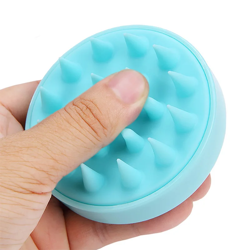 

s Silicone With High Quality Soft Tooth For Massage Shampoo Comb Cleaning Brush Comfortable And Convenient