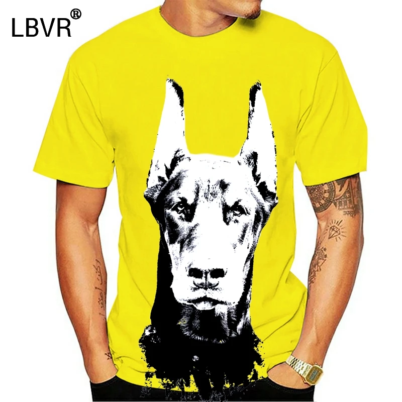 Футболка Doberman с надписью head dog дизайнерская футболка мужская женская Детская