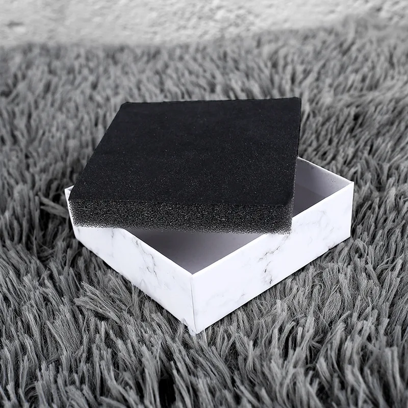 24pcs Kraft Jewelry Boxes for Necklace/Ring/Bracelet Display Gift packaging Small Wedding Favor Boxes with Black Sponge