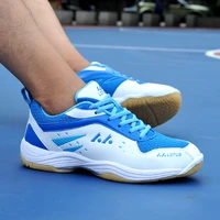 men professional tennis shoes women light weight tennis sneakers breahtable badminton shoes fitness athletic trainers unisex