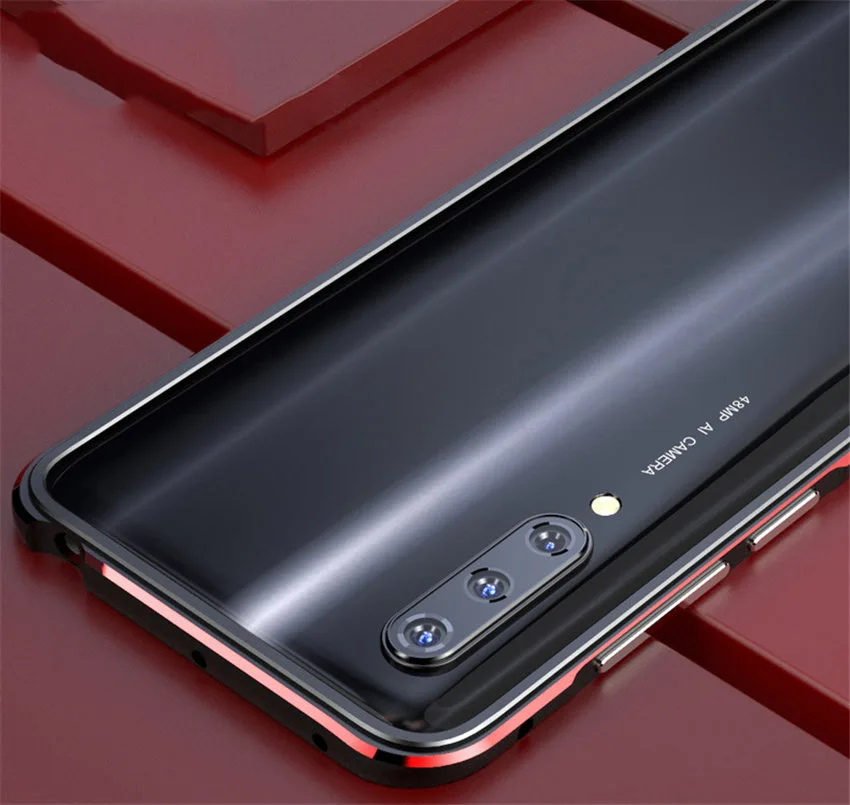 Для Xiaomi Mi A3 Lite чехол металлический каркас двойной цвет Алюминиевый Бампер Защитный чехол для Xiaomi Mi A3 Lite чехол