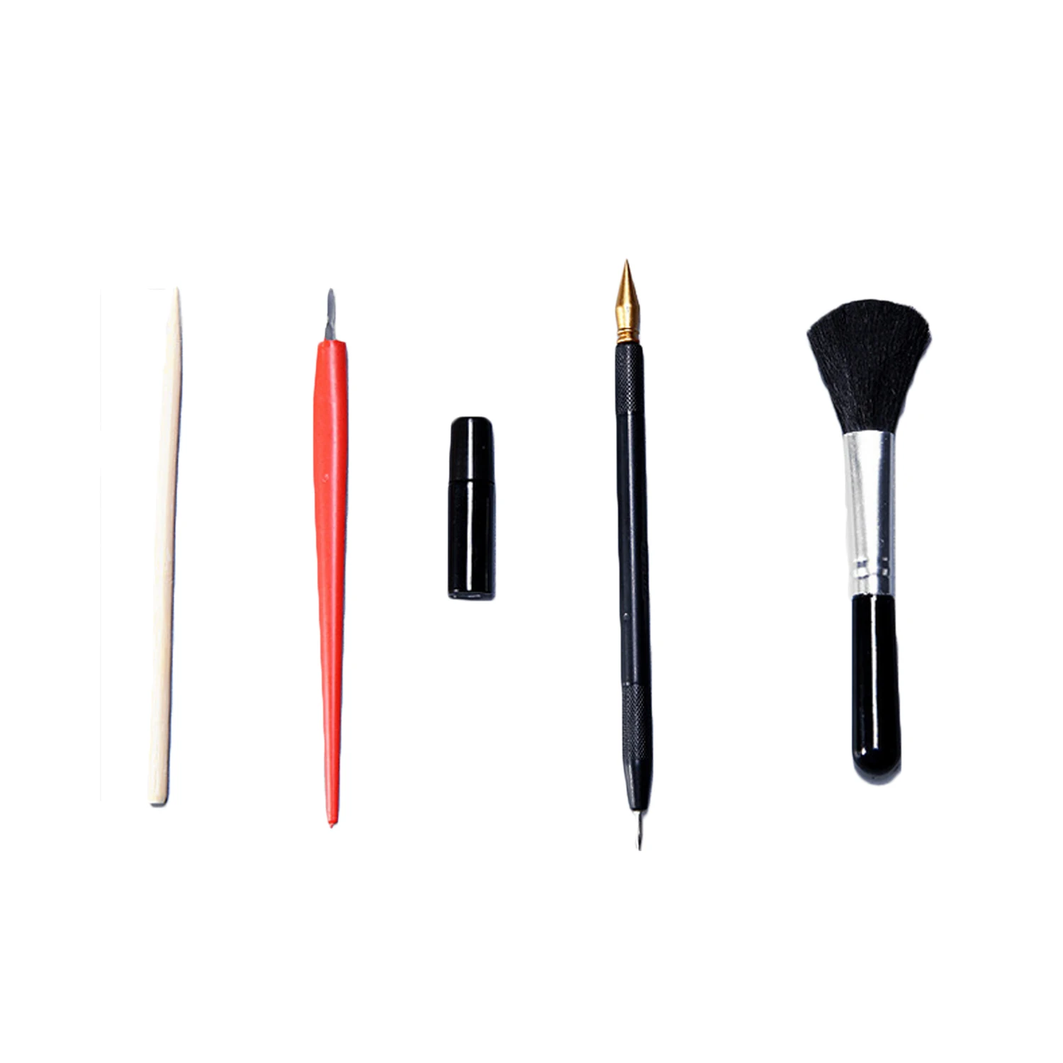 

5PCS DIY Magic Scratch Scraping Painting Tools Bamboo Sticks Scraper Repair Scratch Pen Black Brush Drawing Coloring Toy