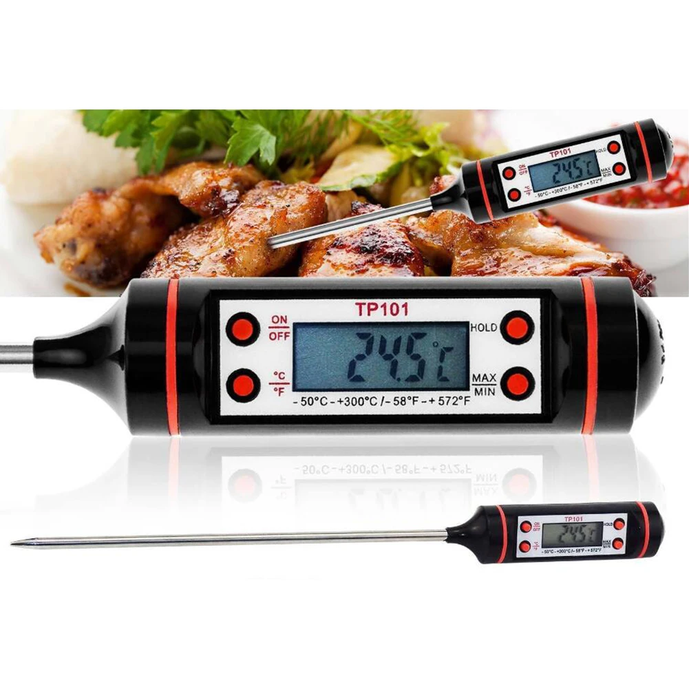 

2021 NEW Meat Thermometer Instant Read Digital Cooking Thermometer with Long Probe Meat for Kitchen BBQ Grill Smoker Meat Oil
