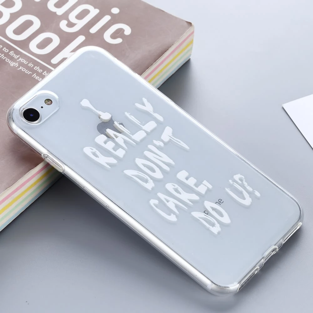 L-FADNUT модный Забавный чехол для iPhone X Xs тонкий милый бампер 7 8 6 6S Plus Мягкий ТПУ