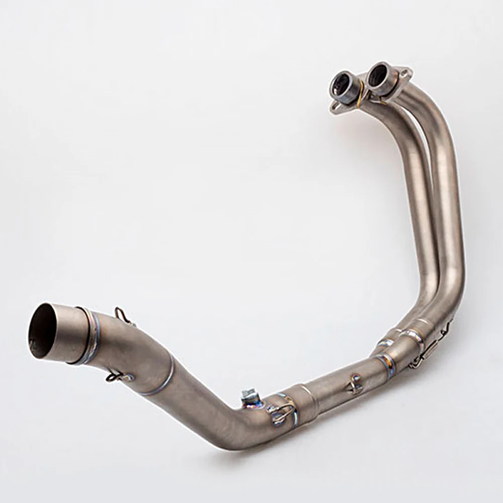 Мотоцикл MT03 глушитель среднего и переднего звеньев трубы системы для Yamaha MT 03 2016