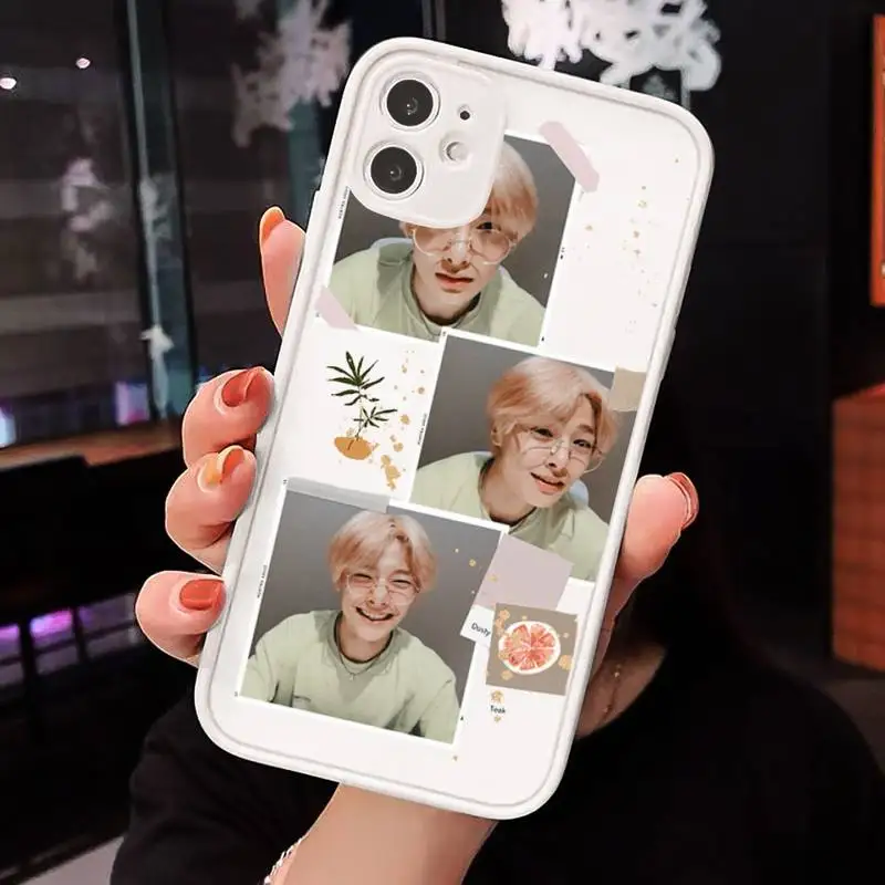 

stray kids boy group kpop Phone Case matte transparent For iphone 7 8 11 12 plus mini x xs xr pro max cover