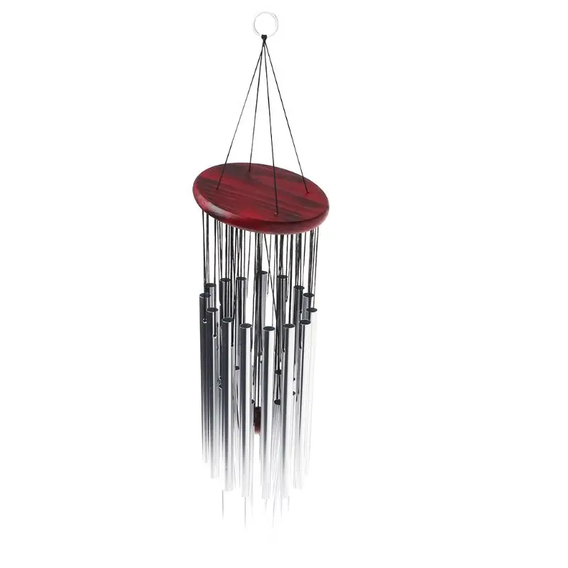 27 серебряных ветряных колокольчиков для церкви уличные колокольчики подвесные