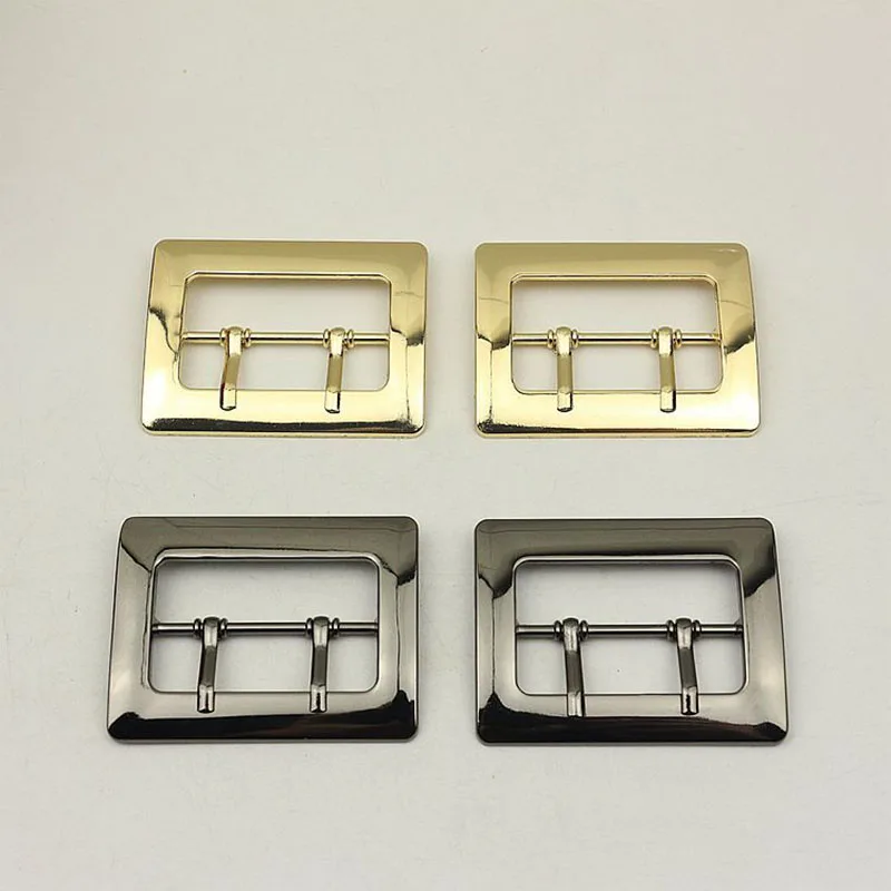 

5pcs 50mm Metal Double Pin Buckle Coat 2 inch Decor Belt Buckles DIY Bag Strap Adjustment Hook Luggage Hardware Accessories