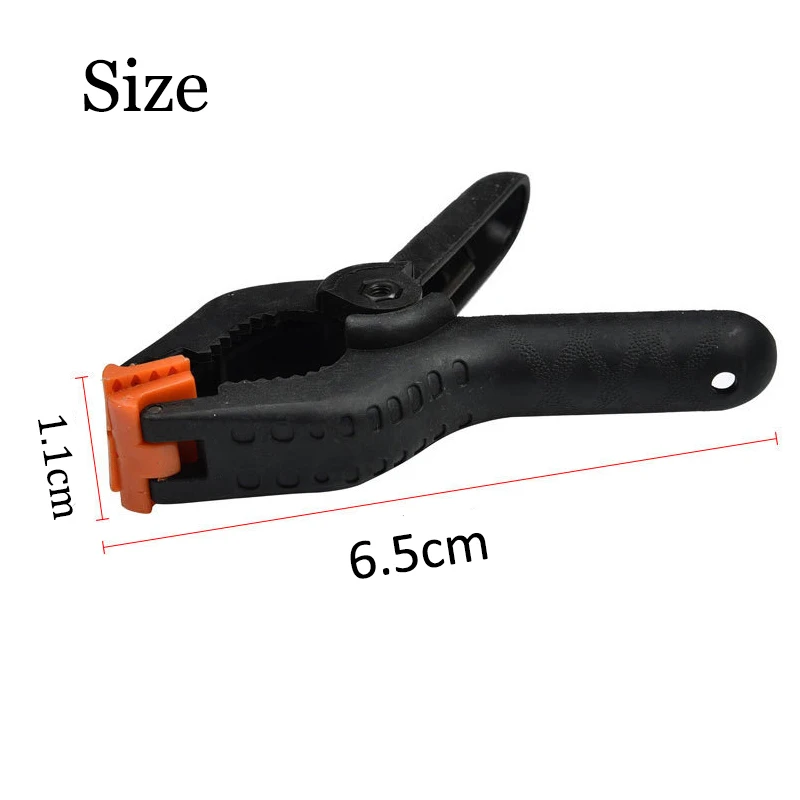 

10pcs 2inch Spring Clamps DIY Woodworking Tools Plastic Nylon Clamps For Woodworking Spring Clip Photo Studio Background