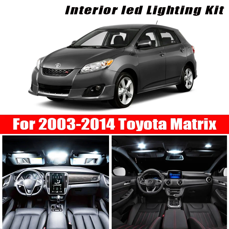 Белый автомобильный светильник для Toyota Matrix 2003 2014 Canbus без ошибок светодиодный