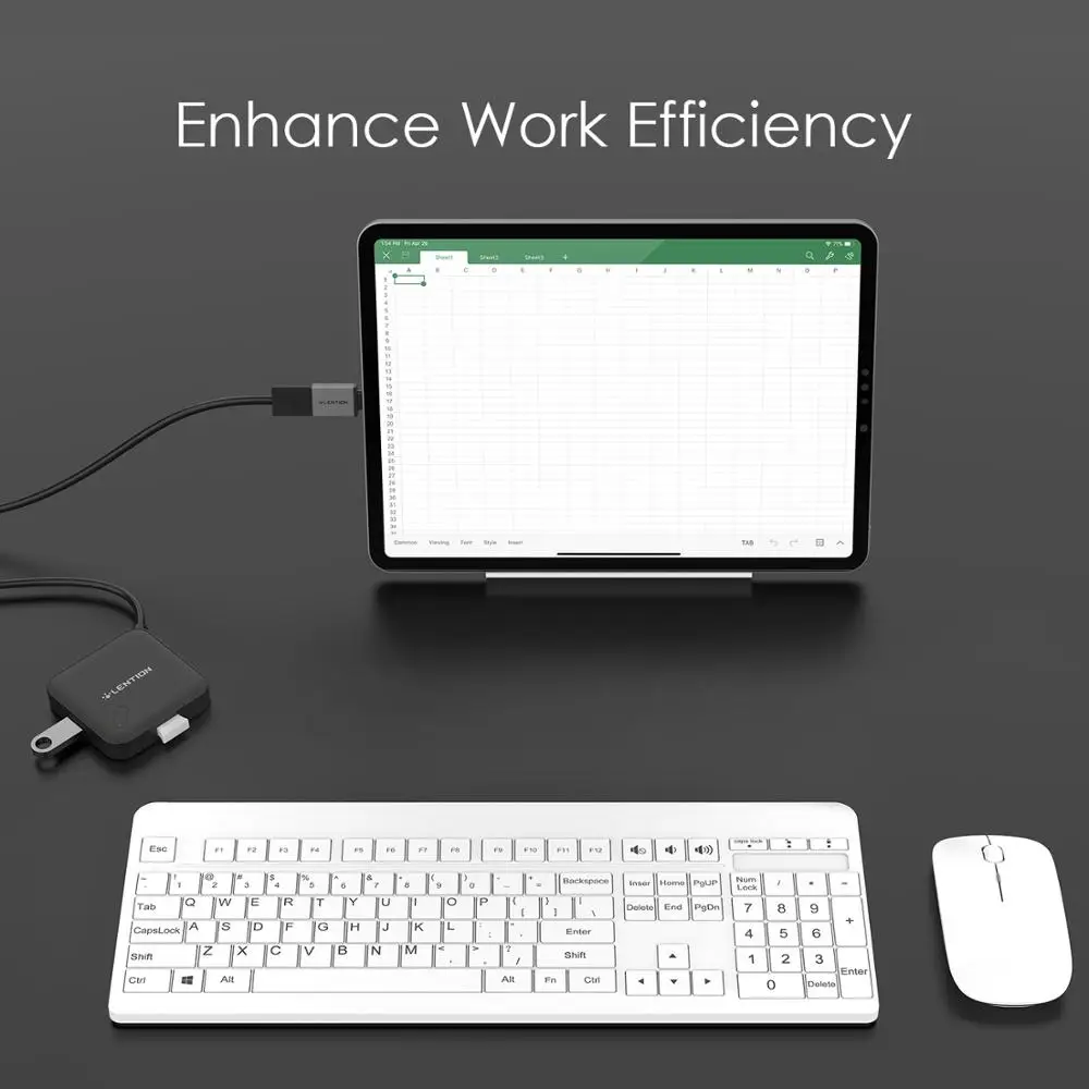 Внешний usb-хаб Lention 1 м с 4 портами USB 3 0 usb-разветвитель для Macbook Pro 16 портативные ПК