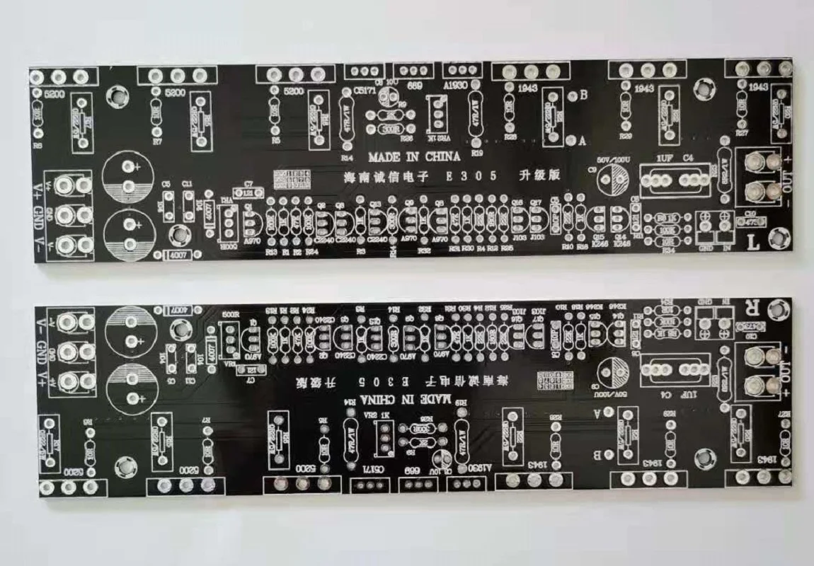 Усилитель мощности 2SA1943/2SC5200 2SA1930/2SC5171 Golden Voice E305 печатная плата пустая 300 Вт +