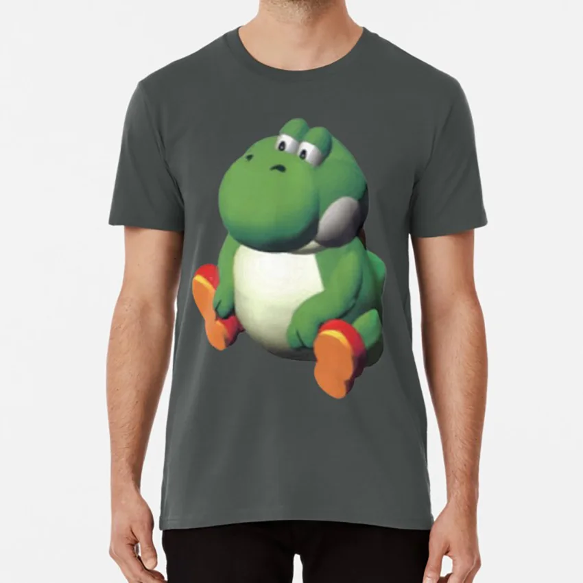 Темно-серый Beeg Yoshi футболка beeg yoshi большая сидящая там дунки - Цвет: Темно-серый