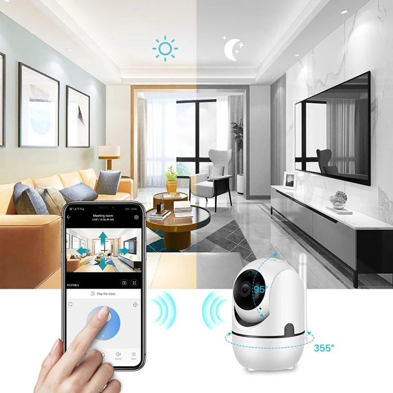 Облачная IP камера Neng с Wi Fi беспроводная умная сетевая видеонаблюдения