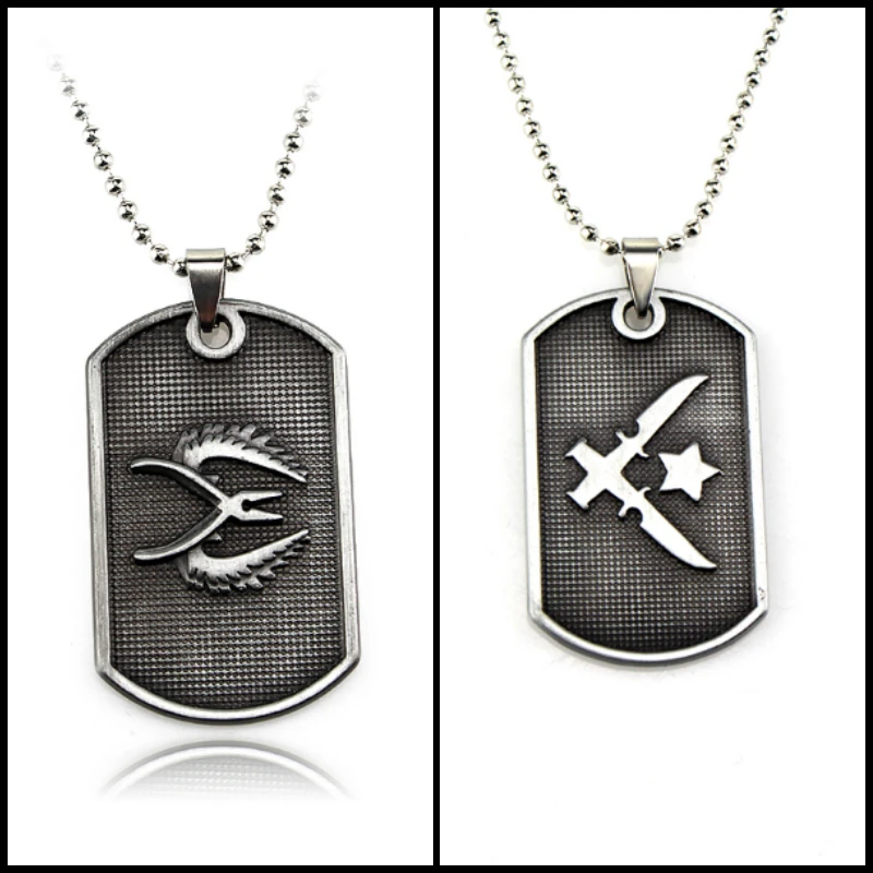 Online Game CS GO Stainless Steel Necklace For Men CSGO Anime Pendant Male Collier Homme  Jewelry For Men Gift