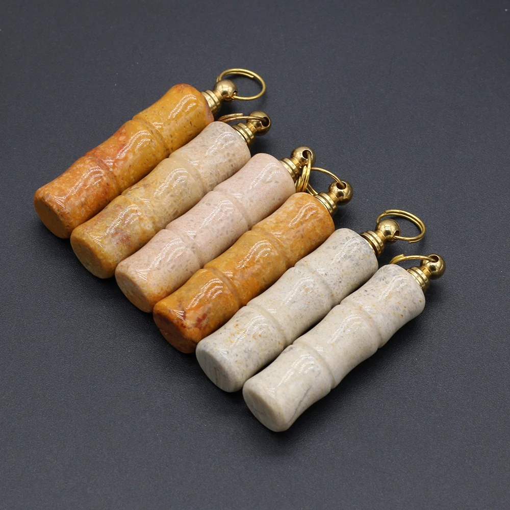 1 шт. флакон для духов из натурального кораллового нефрита |