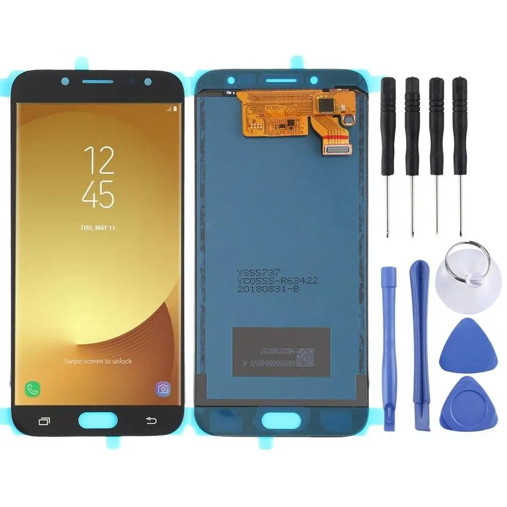 Adjustable Brightness J7 2017 LCD For Samsung Galaxy Pro J730 J730F Display Touch Screen Replacement Digitizer Assembly | Мобильные