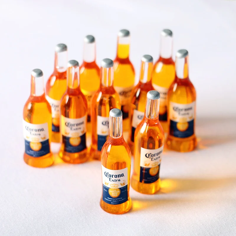 

10Pc Dollhouse Miniature Resin Bottle Simulation Wine Bottle Model Shooting Prop Simulation Wine Bottle Model