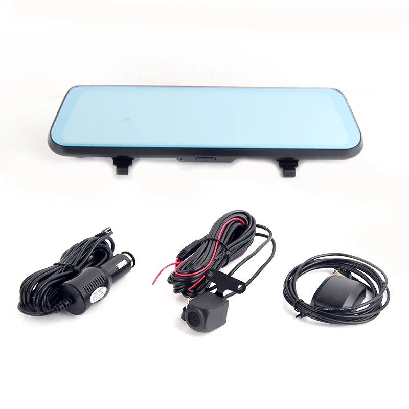 Видеорегистратор Bluavido автомобильный на зеркало заднего вида 10 дюймов 4G ADAS Android 8 1