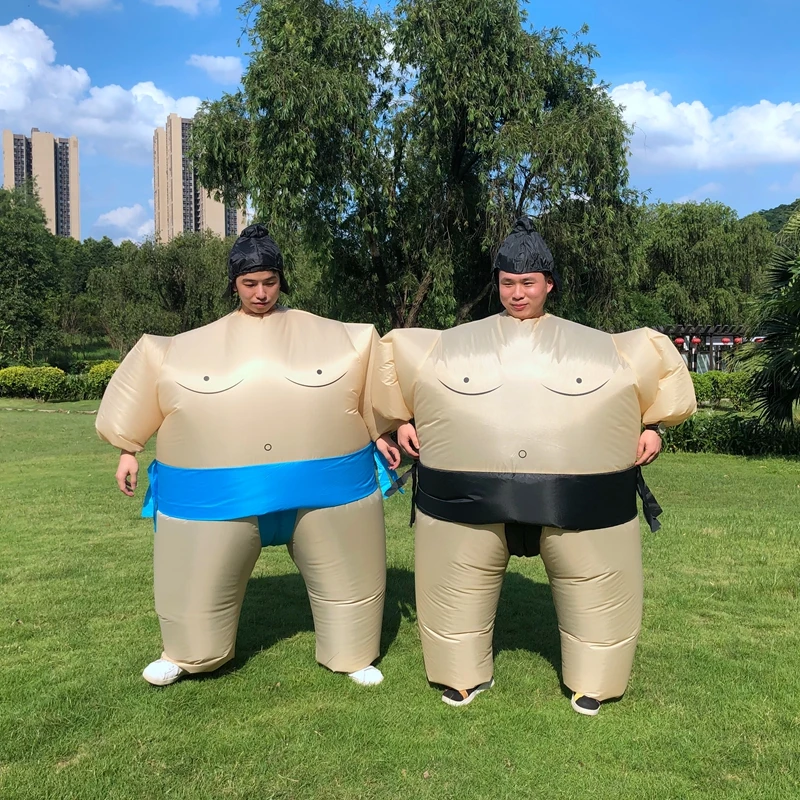 

Adult Cosplay Costume Halloween Sumo Inflatable Costume Purim Carnival Party Role Play Dress Up Blow Up Disfraz