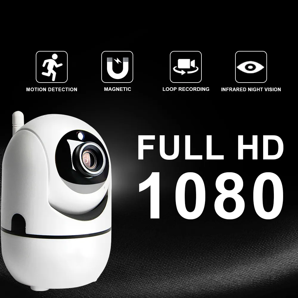 Милая Wifi Автоматическая отслеживающая человеческая облачная камера 1080P