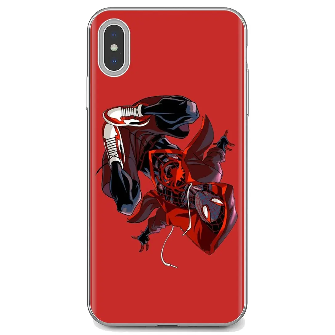 Прозрачный силиконовый чехол для телефона с изображением Майлса Моралеса iPod Touch 5